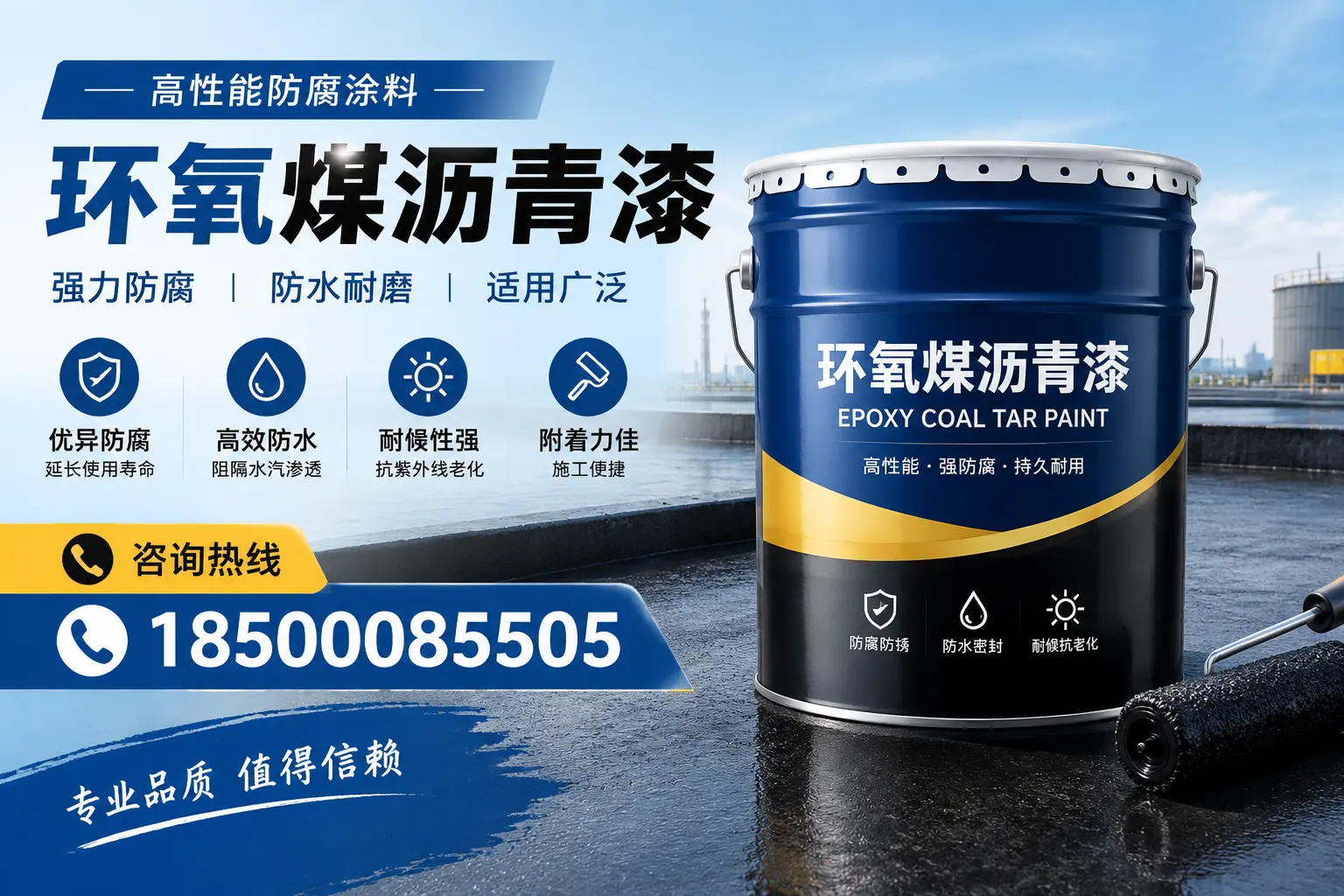 环氧煤沥青漆的主要成分与功能，保定用户深度了解